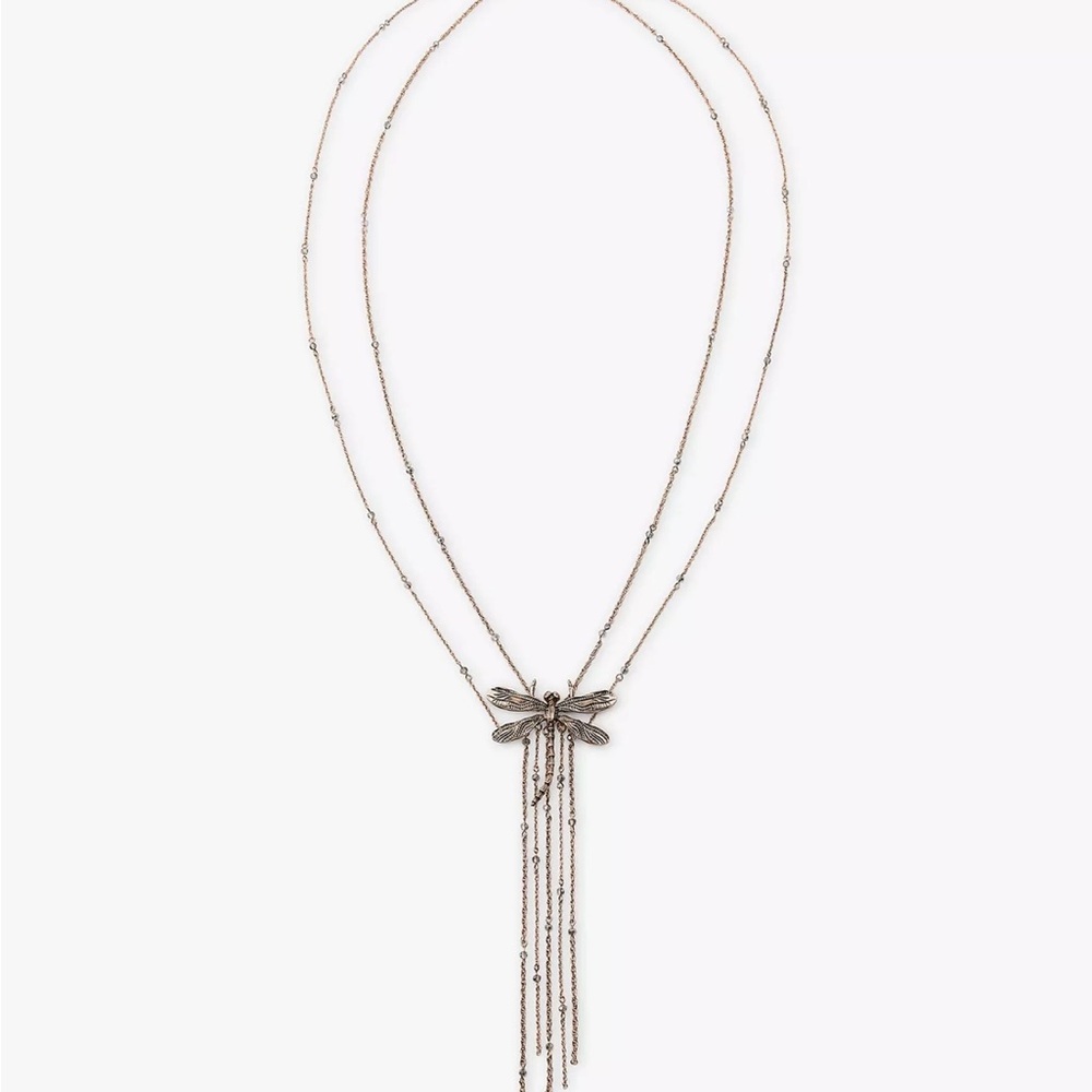 Zara  Dragonfly Double Necklace